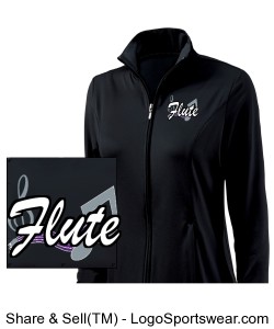 Black Flute Jacket Design Zoom